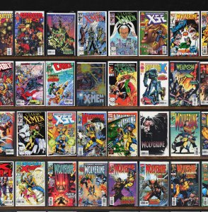Huge Lot 150+ Comics with Wolverine, Fantastic Four, Cable, X-Force & More!
