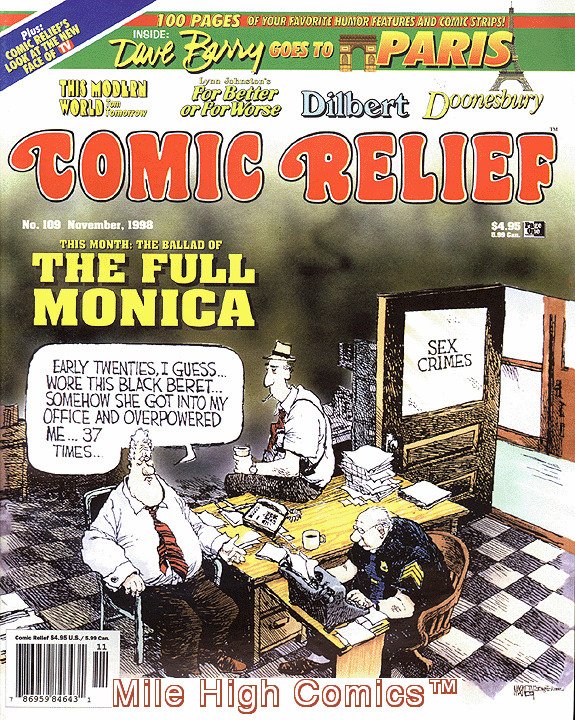 COMIC RELIEF MAGAZINE (1989 Series) #109 Near Mint