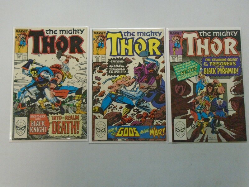 Copper Age Thor comic lot 35 different from #350-398 average 7.0 FN VF (1985-89)
