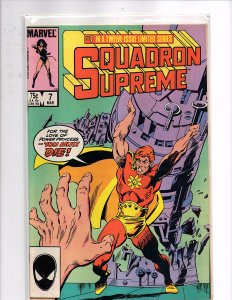 Marvel Comics (1985) Squadron Supreme #7 John Buscema Art Hyperion Dr. Spectrum