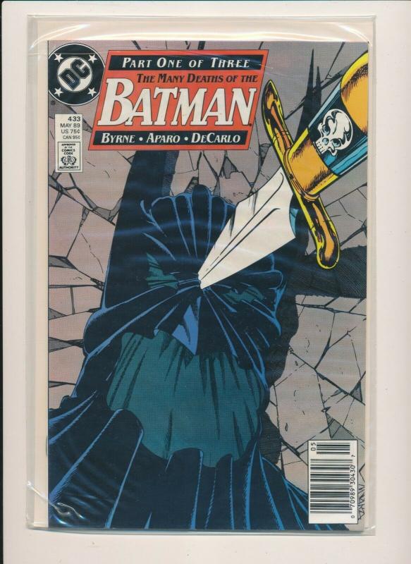 DC BATMAN #432 &3 Part Series The Many Dreams of BATMAN#433-435 F/VF (PF629) 