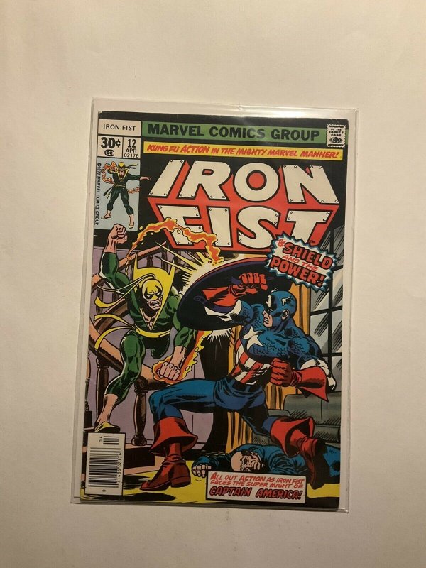 Iron Fist 12 Very Fine- vf- 7.5 Marvel