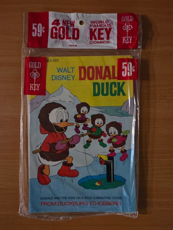 Gold Key 4 Pack SEALED Donald Duck #148 Wacky Witch #10 Bullwinkle #7 ~NM~ 1973