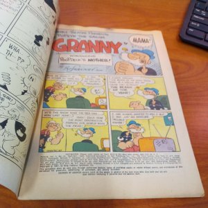 Popeye Comic book #61 September 1961 Dell comics silver age cartoon classic book