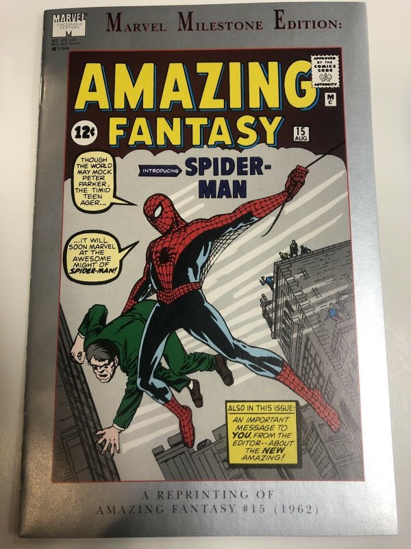 Amazing Fantasy #15 (NM) 1st App Spiderman Milestone 1992