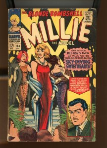 Millie the Model #144 -Sky-Diving Sweethearts. (3.5) 1966