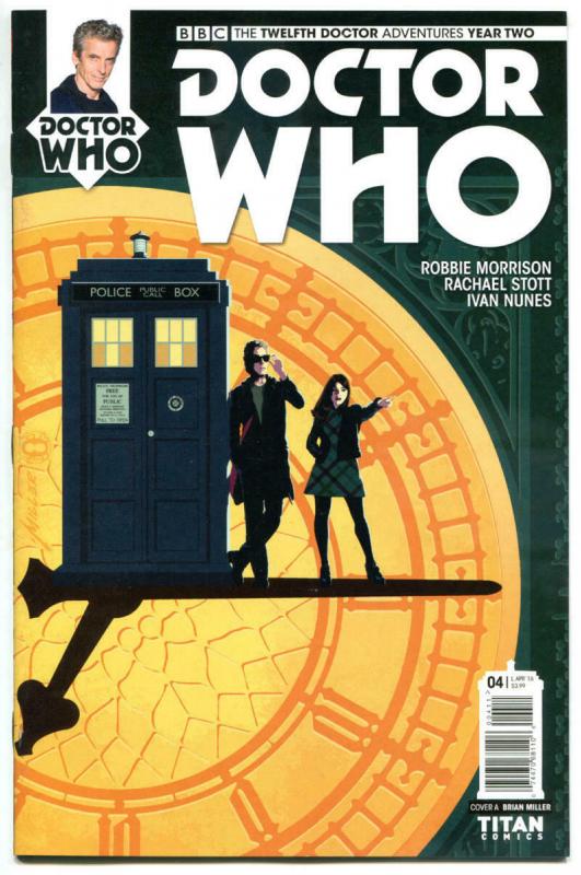 DOCTOR WHO #4 A, NM, 12th, Tardis, 2016, Titan, 1st, more DW in store, Sci-fi