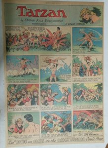 Tarzan Sunday Page #432 Burne Hogarth from 6/25/1939 Very Rare Full Page Size