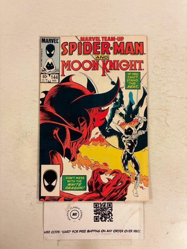 Marvel Team-Up #144 VF Marvel Comic Books Spider-Man Moon Knight 27 HH111