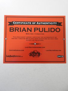 Lady Death Nightmare Symphony #1 Seraphim Edition NM Condition! Signed W/ COA!