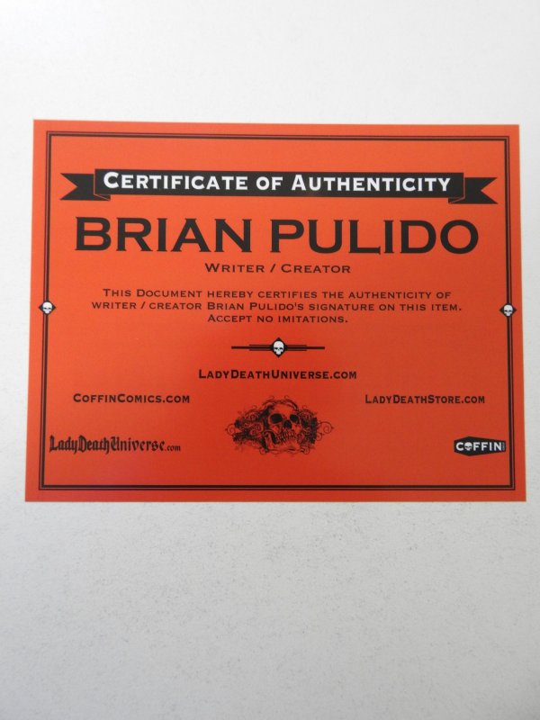 Lady Death Nightmare Symphony #1 Seraphim Edition NM Condition! Signed W/ COA!