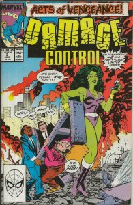 Damage Control #3 ORIGINAL Vintage 1990 Marvel Comics She Hulk