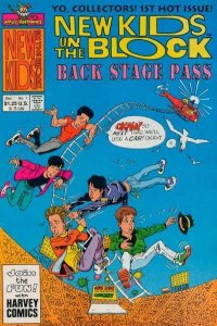 New Kids on the Block: Back Stage Pass   #1, NM- (Stock photo)