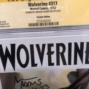 Wolverine (2012) # 313 (CGC 9.8 SS) Signed Arthur Adams * Variant Edition C=7