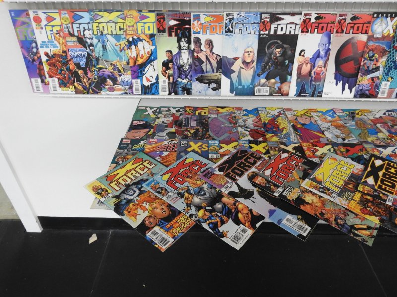 Huge Lot of 170+ Comics W/ X-Force +More! Avg. VF Condition!