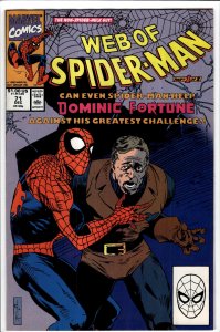 Web of Spider-Man #71 Direct Edition (1990) Spider-Man