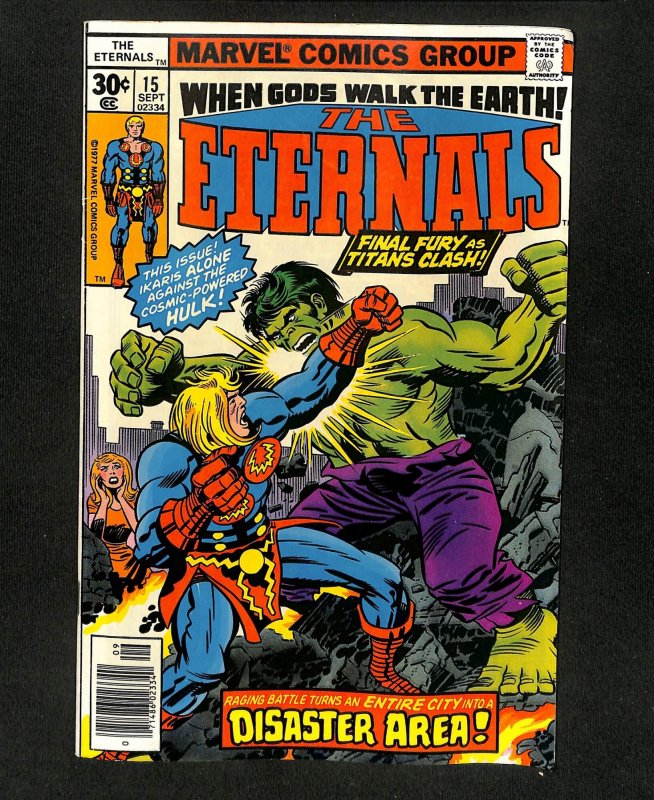 Eternals #15 Vs. Hulk!