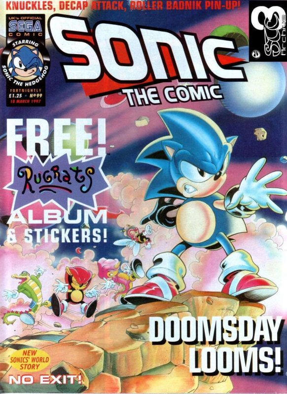 Sonic The Comic CD : Nigel Kitching, Fleetway, SEGA : Free