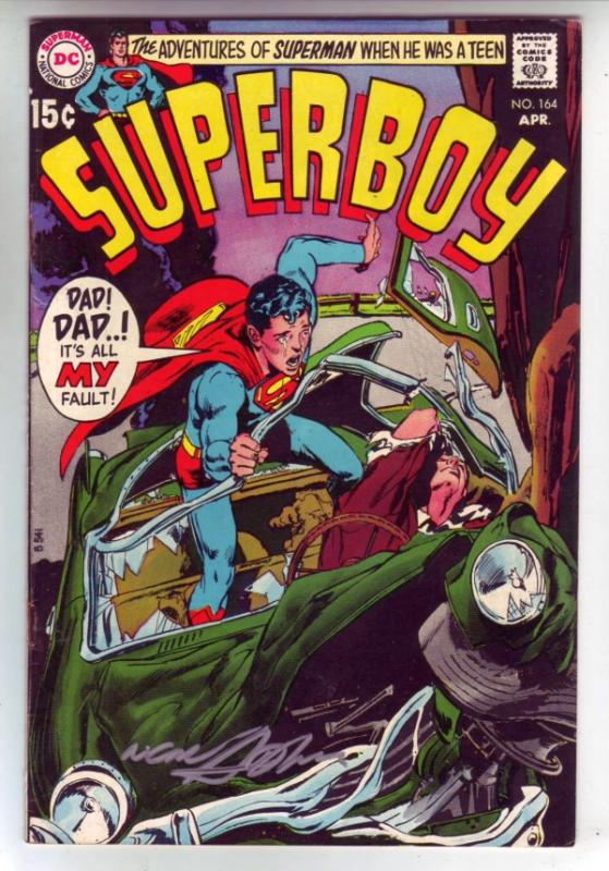 Superboy Signed #164 (Apr-70) NM- High-Grade Superboy