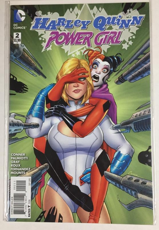  HARLEY QUINN and POWER GIRL #1-6 plus Variant! 7 books! VF-NM! Bagged&Boarded