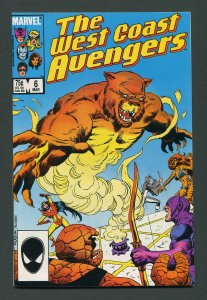 West Coast Avengers #6   9.2 NM-   March 1986