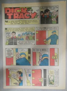 Dick Tracy Sunday Page by Chester Gould from 6/12/1977 Size: 11 x 15 inches