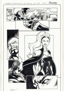 X-Men Disassembled #1 Part 2 p.28 - Great Storm and Bishop - 2018 by Mark Bagley