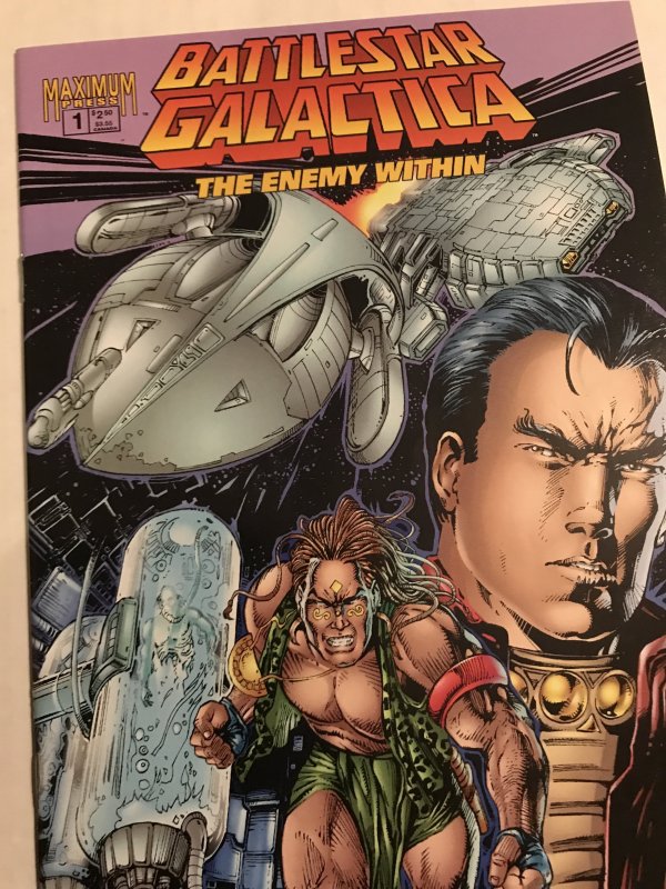 Battlestar Galactica: The Enemy Within #1 : Maximum Press 1995 NM-; TV