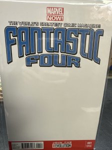 Fantastic Four #1 Blank Sketch Variant Marvel 2012 GH 