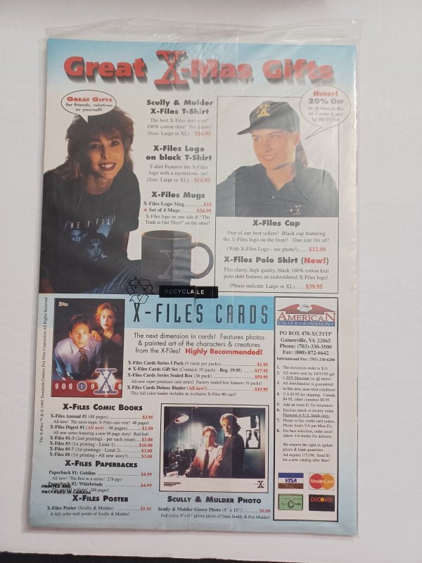 X-Files #1 Special Numbered Collectors Edition - Topps - 1995 -  Sealed