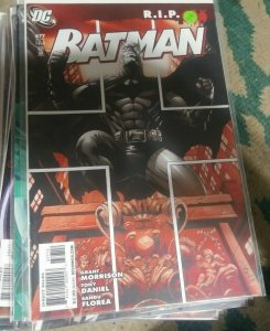 Batman #677 2008 DC TONY DANIEL VARIANT 2ND PRINT RIP GRANT MORRISON  jezebel