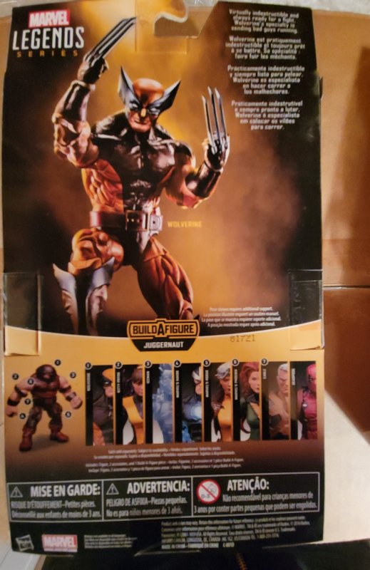 Marvel Legends Series X-MEN Build A Figure Juggernaut: Wolverine