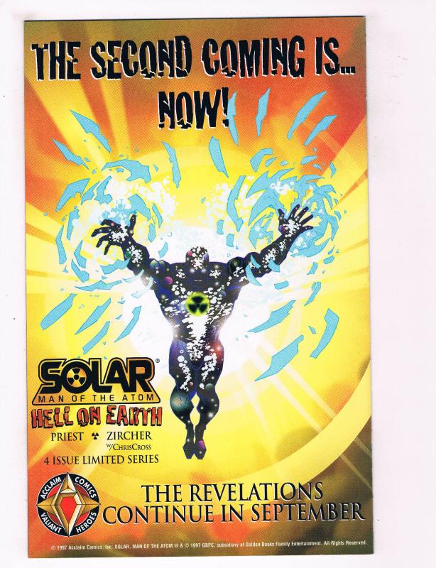 Magnus Robot Fighter #8 NM Valiant Acclaim Comics Comic Book Dec 1997 DE28