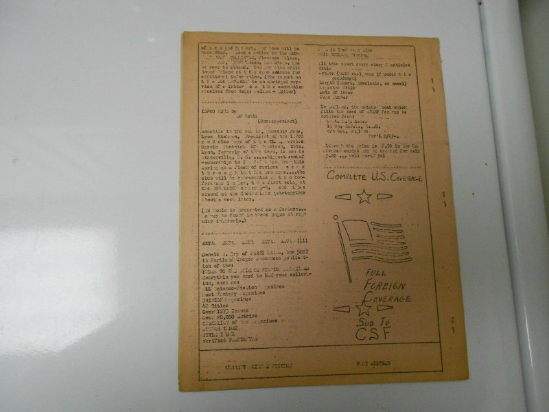 1952 CURRENT SCIENCE FICTION WEEKLY March 10th 16 pgs VG+ !!! RARE !!!