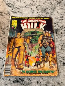 The Rampaging Hulk # 9 VF- Marvel Comic Book Magazine 6 J390