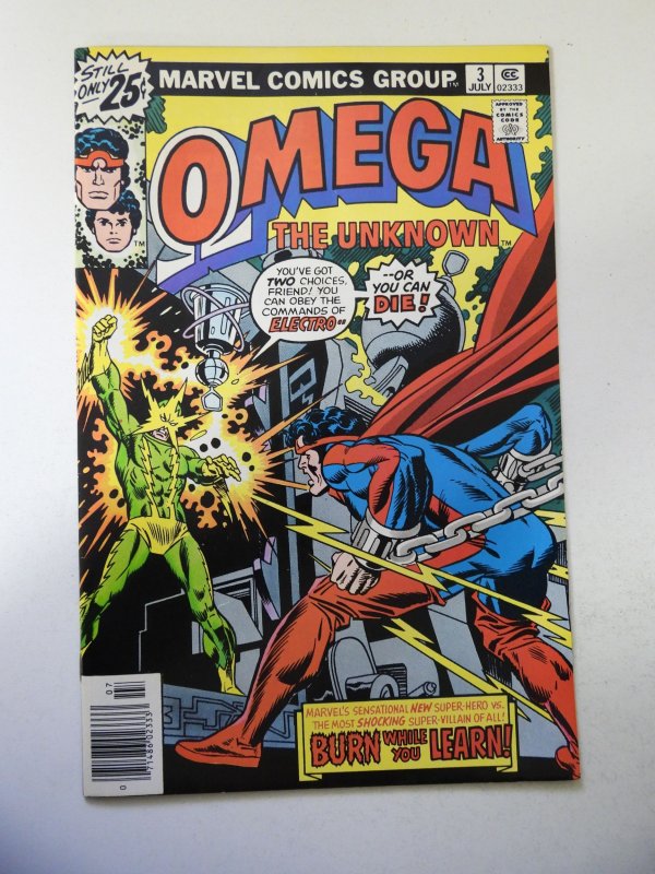 Omega the Unknown #3 (1976) VF Condition MVS Intact