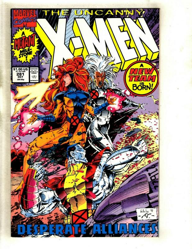 10 Comics Uncanny X-Men # 281 283 284 285 287 288 289 290 292 293 RP1