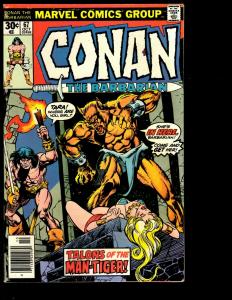 Lot of 9 Conan the Barbarian Marvel Comic books  196 115 100 78(2) 72 68 66 JF10