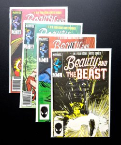 Beauty and the Beast #1-4 [Lot of 4 Bks] (1984) - 1st App of Dr Dooms Son - NM!