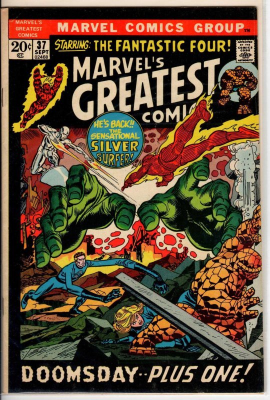 Marvel's Greatest Comics #37 (1972) 7.0FN/VF