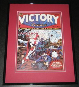 Victory Comics #1 The Conqueror Framed Cover Photo Poster 11x14 Official Repro