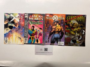 4 Marvel Comics Sabretooth# 1+Jack Of Hearts # 2+X Men# 151+Paradise# 12 34 JS42