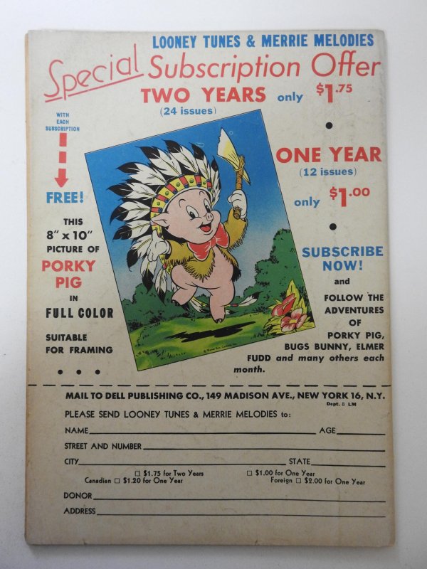 Looney Tunes and Merrie Melodies Comics #70 (1947) VG+ Condition!