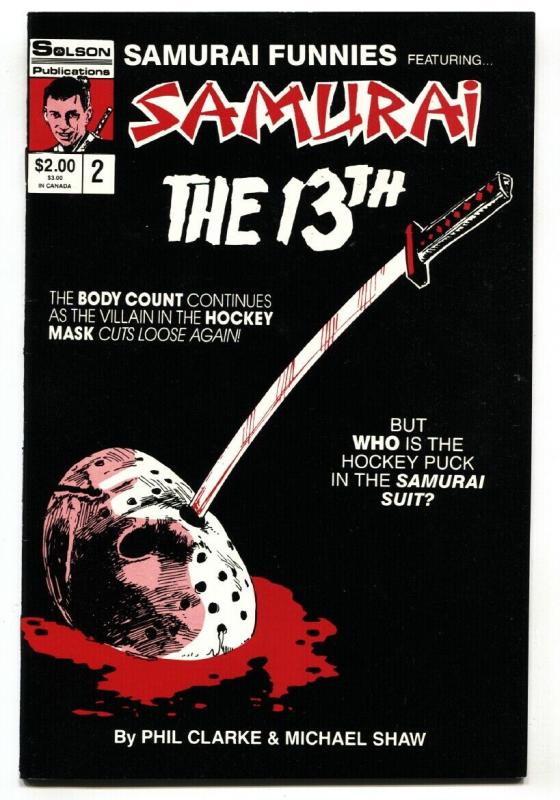 Samurai Funnies #2 First Jason Vorhees in comics 1987