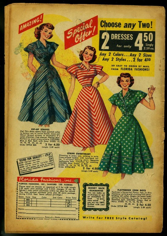 Adventures into the Unknown #9  1950 - ACG  -G - Comic Book