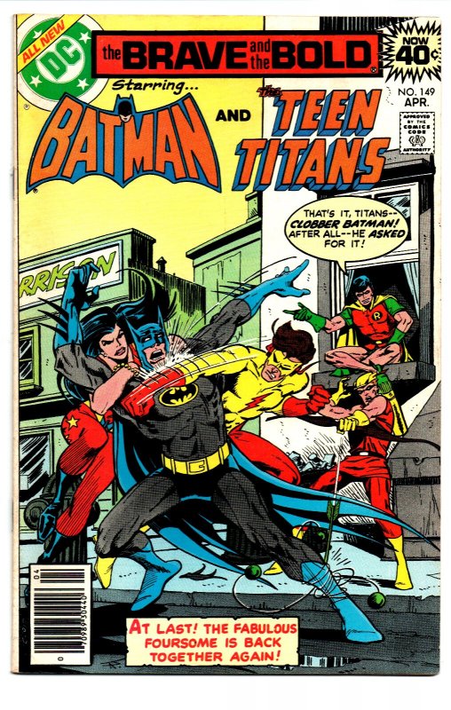 Brave and the Bold #149 newsstand - Batman - Teen Titans - 1979 - VF 