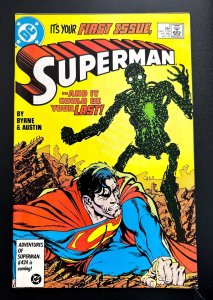 Superman #1 (1987) VF/NM - Origin of Metallo