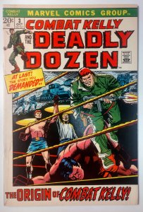 Combat Kelly and the Deadly Dozen #3 (4.0, 1972) Water Stain Front