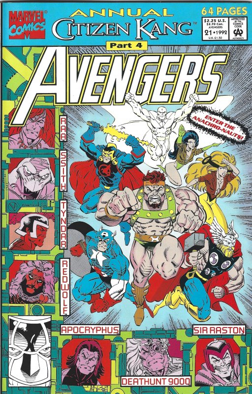 The Avengers Annual #21 Direct Edition (1992) sb3