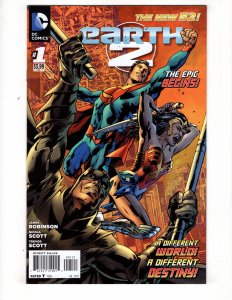 Earth 2 #1  (2012)  VARIANT Bryan Hitch Cover ***VHTF***  / ID#847